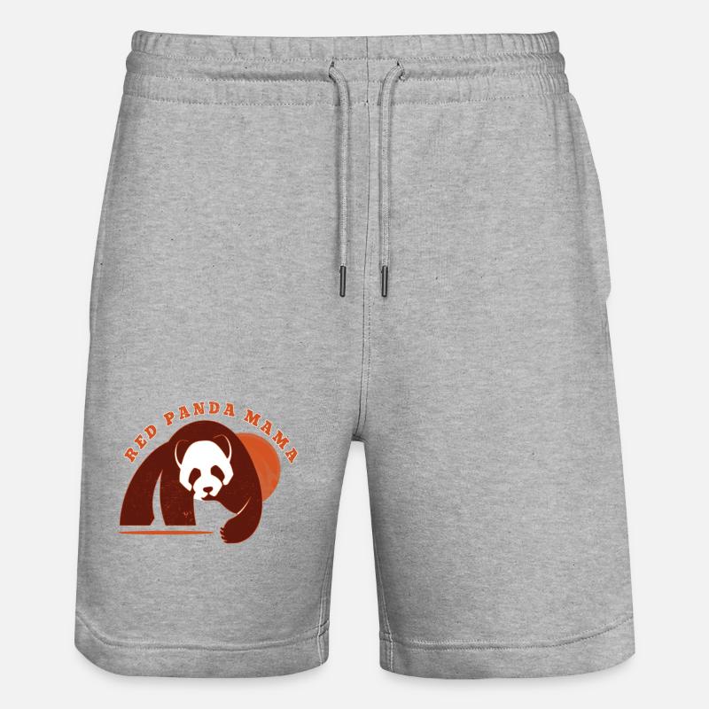 Panda - Short de jogging bio TRAINER Stanley/Stella unisexe - gris chiné