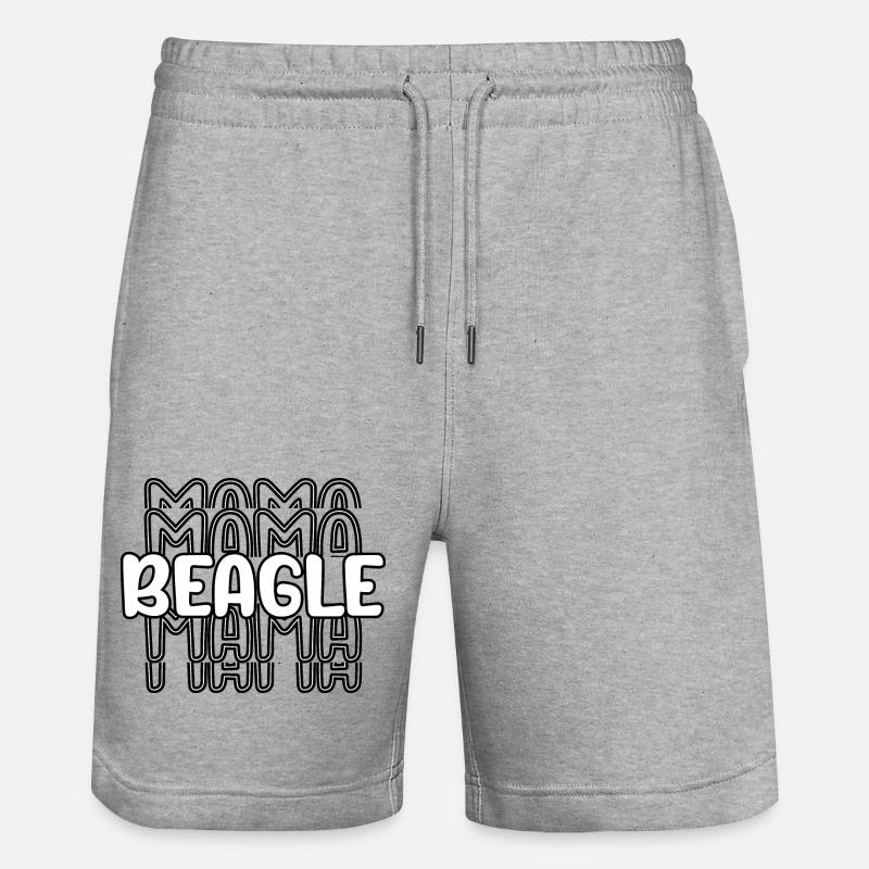 Maman Beagle - Short de jogging bio TRAINER Stanley/Stella unisexe - gris chiné