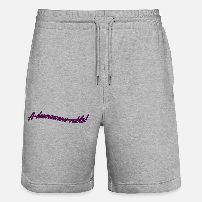 Adawwwrable - Short de jogging bio TRAINER Stanley/Stella unisexe - gris chiné
