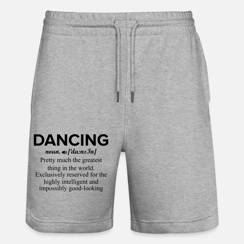 Danse Musique de danse - Short de jogging bio TRAINER Stanley/Stella unisexe - gris chiné