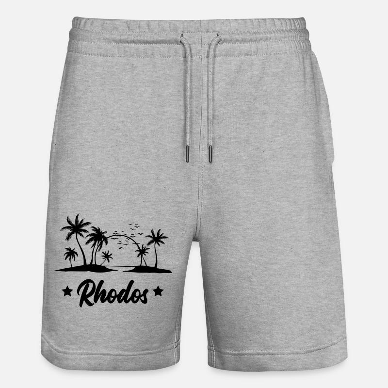Rhodes - Short de jogging bio TRAINER Stanley/Stella unisexe - gris chiné
