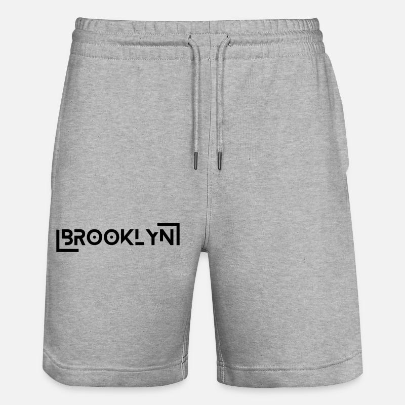 Future City Design - Brooklyn Black - Short de jogging bio TRAINER Stanley/Stella unisexe - gris chiné