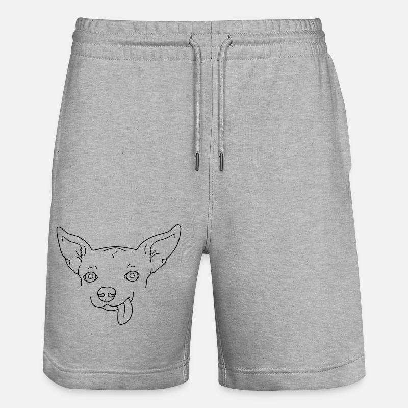 chien - Short de jogging bio TRAINER Stanley/Stella unisexe - gris chiné
