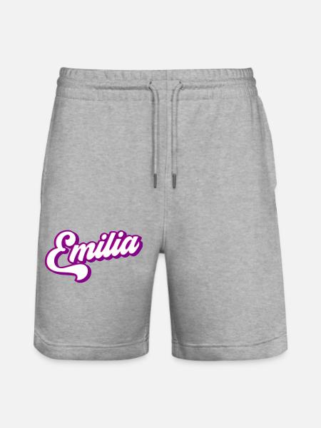 Émilie | Couleurs changeantes - Short de jogging bio TRAINER Stanley/Stella unisexe - gris chiné