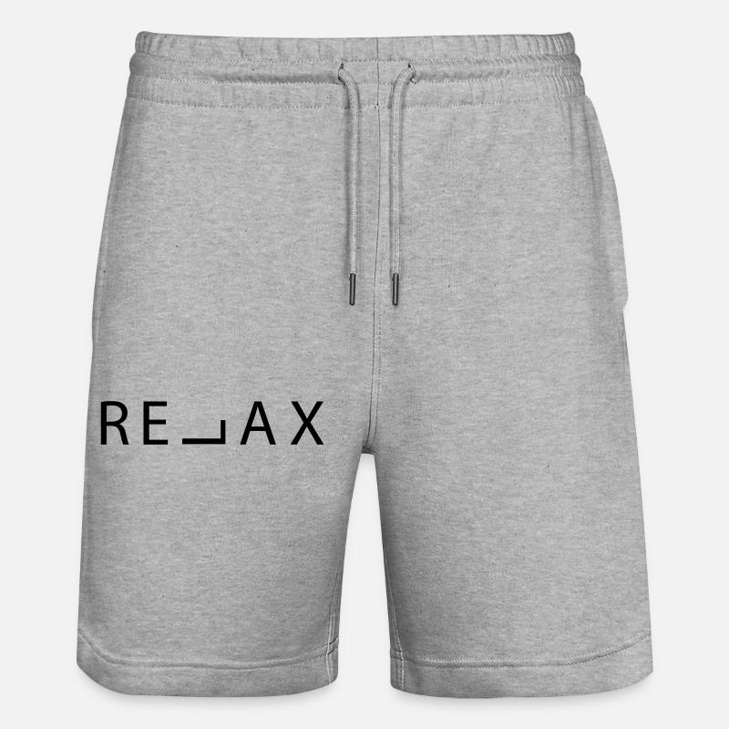 Relax - Stanley/Stella Unisex Bio Joggingshorts Trainer  - Grau meliert