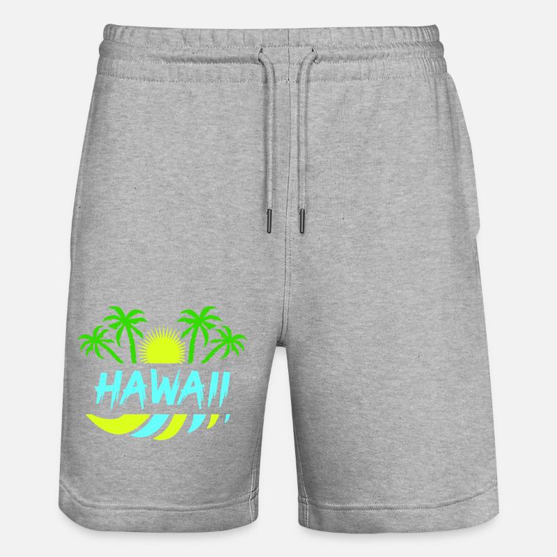 Hawaï - Short de jogging bio TRAINER Stanley/Stella unisexe - gris chiné