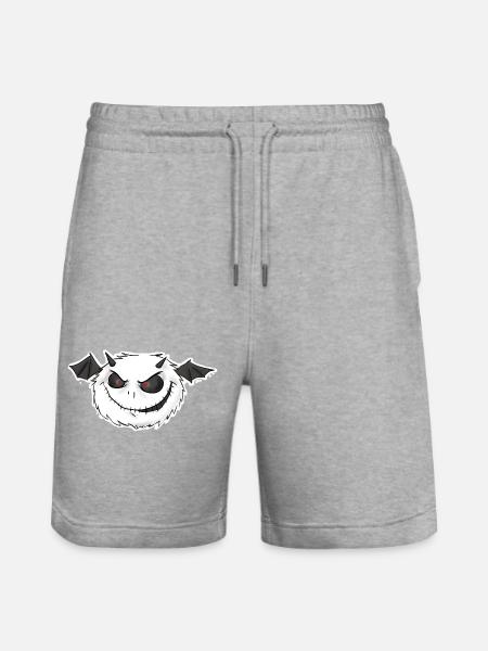Grummelhummel Teufel - Stanley/Stella Unisex Bio Joggingshorts Trainer  - Grau meliert
