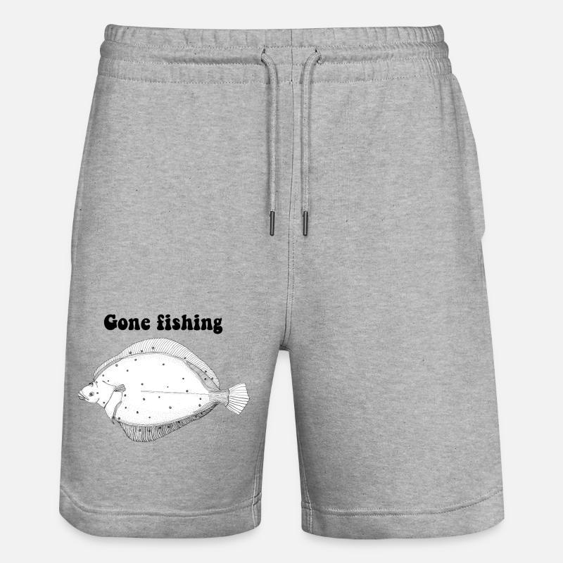 Aller à la pêche 2 - Short de jogging bio TRAINER Stanley/Stella unisexe - gris chiné