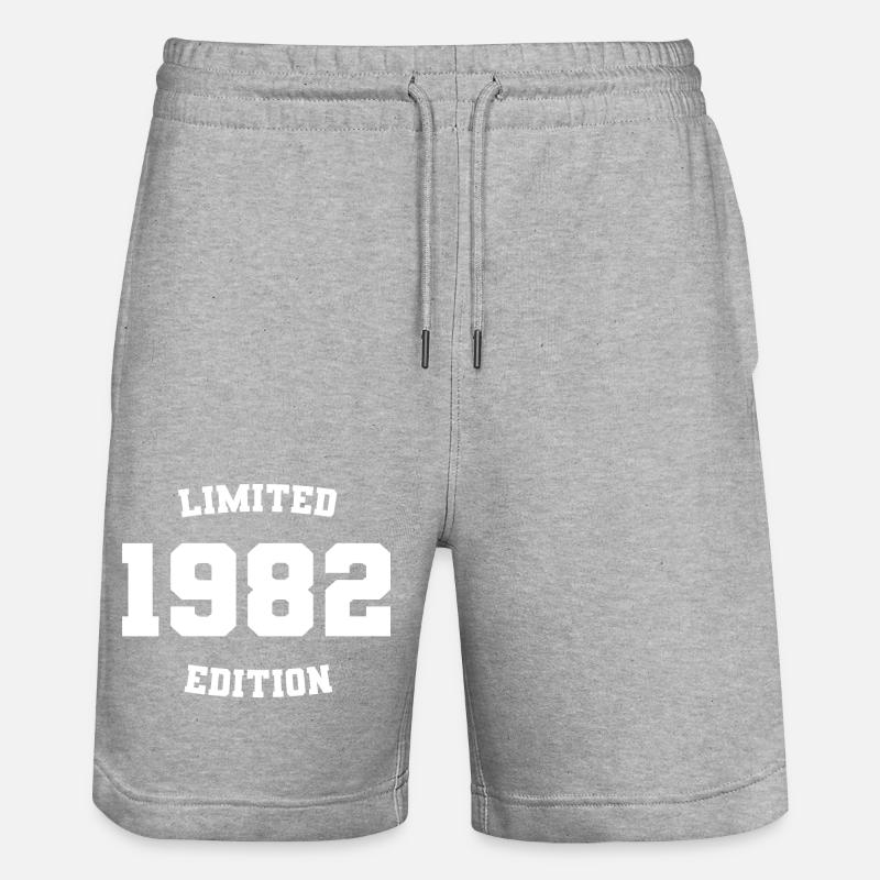 Édition limitée 1982 - Short de jogging bio TRAINER Stanley/Stella unisexe - gris chiné