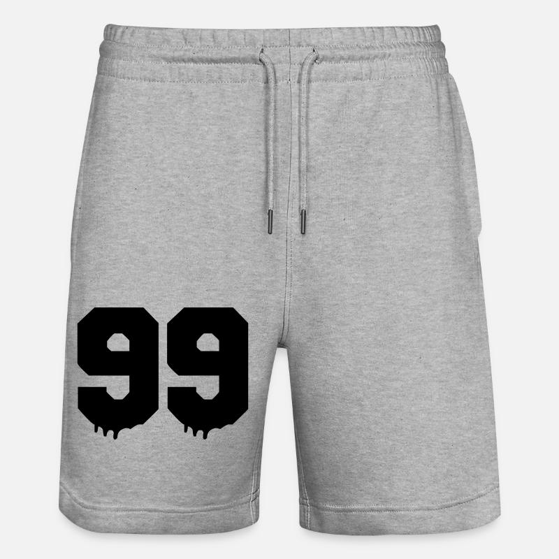99 - Short de jogging bio TRAINER Stanley/Stella unisexe - gris chiné