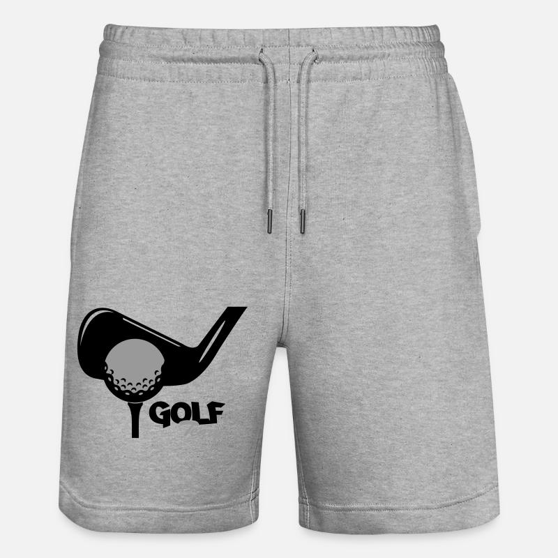 golf team - Stanley/Stella Unisex Bio Joggingshorts Trainer  - Grau meliert