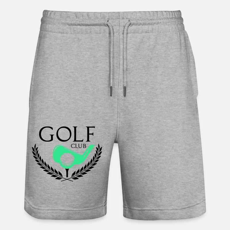 Club de golf 2 - Short de jogging bio TRAINER Stanley/Stella unisexe - gris chiné