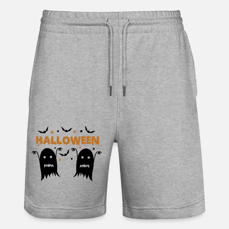 Halloween - Short de jogging bio TRAINER Stanley/Stella unisexe - gris chiné