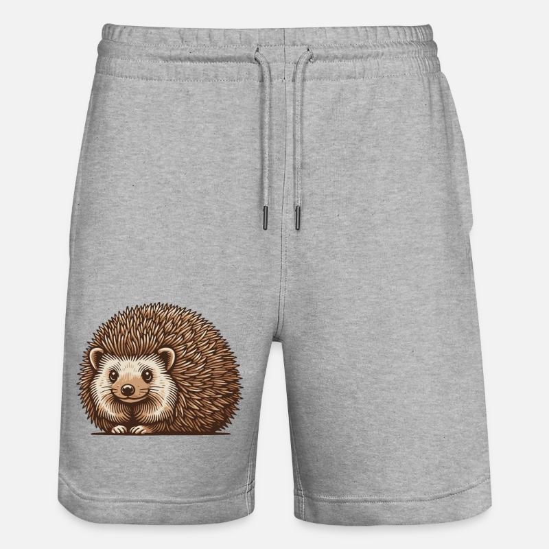 Hérisson - Short de jogging bio TRAINER Stanley/Stella unisexe - gris chiné