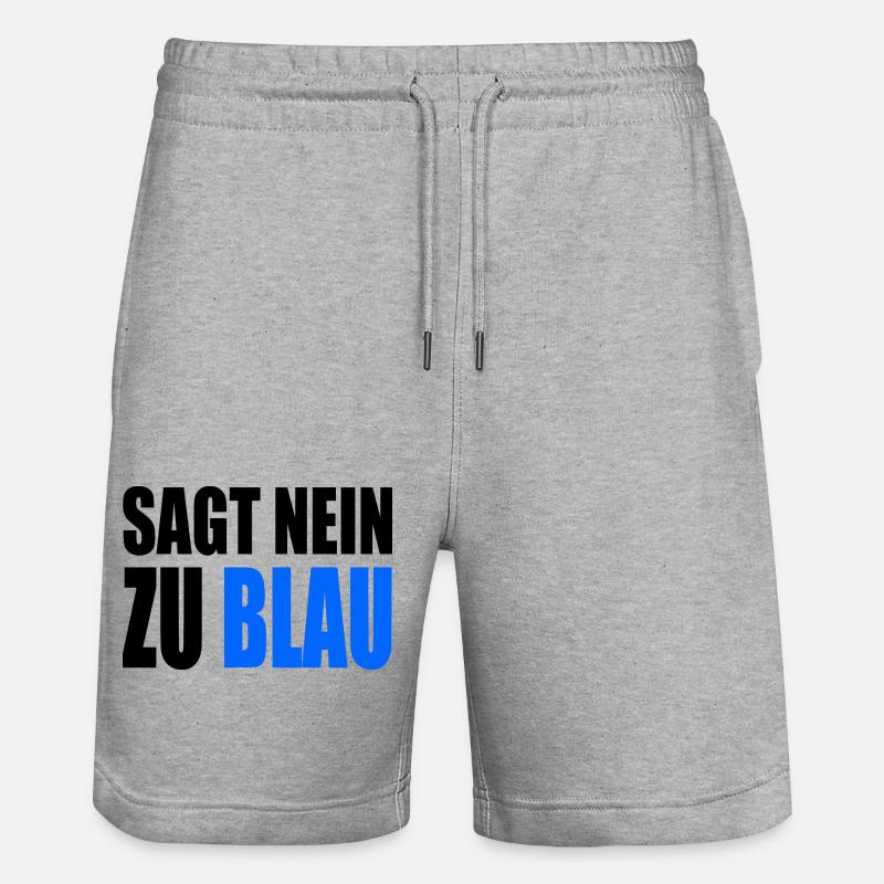 Dites non au bleu - Short de jogging bio TRAINER Stanley/Stella unisexe - gris chiné