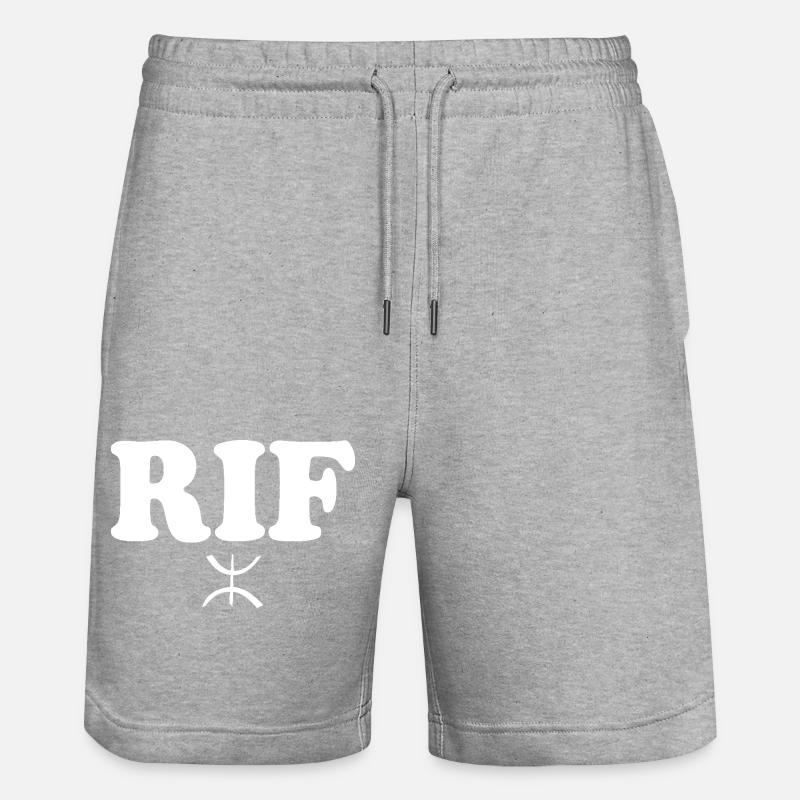 Rif - Stanley/Stella Unisex Bio Joggingshorts Trainer  - Grau meliert