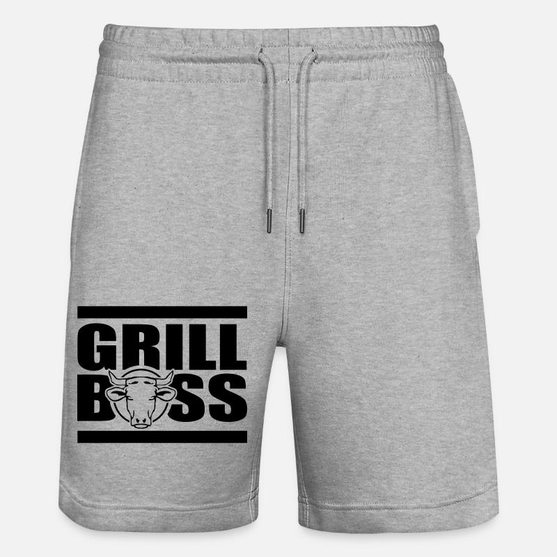 griller - Short de jogging bio TRAINER Stanley/Stella unisexe - gris chiné