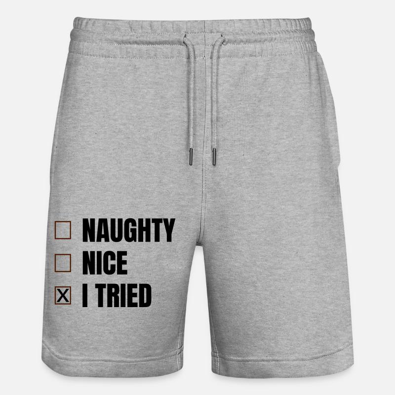 Noël - Short de jogging bio TRAINER Stanley/Stella unisexe - gris chiné