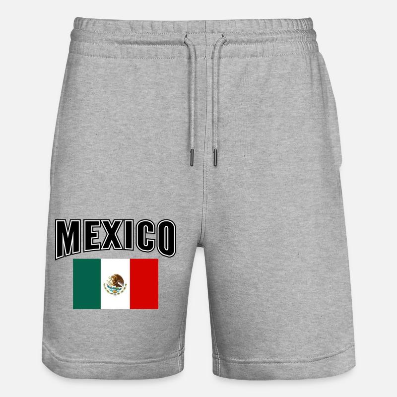 Mexico - Short de jogging bio TRAINER Stanley/Stella unisexe - gris chiné