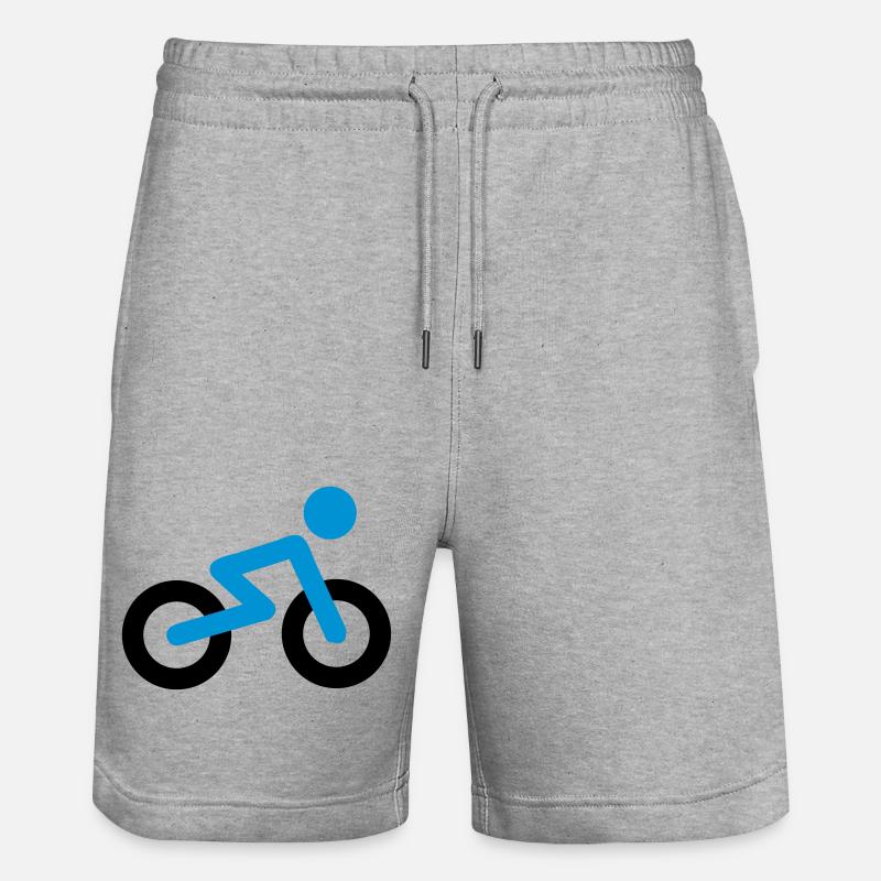 Bicyclette - Short de jogging bio TRAINER Stanley/Stella unisexe - gris chiné