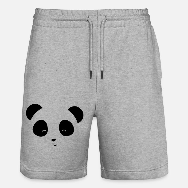 panda - Short de jogging bio TRAINER Stanley/Stella unisexe - gris chiné