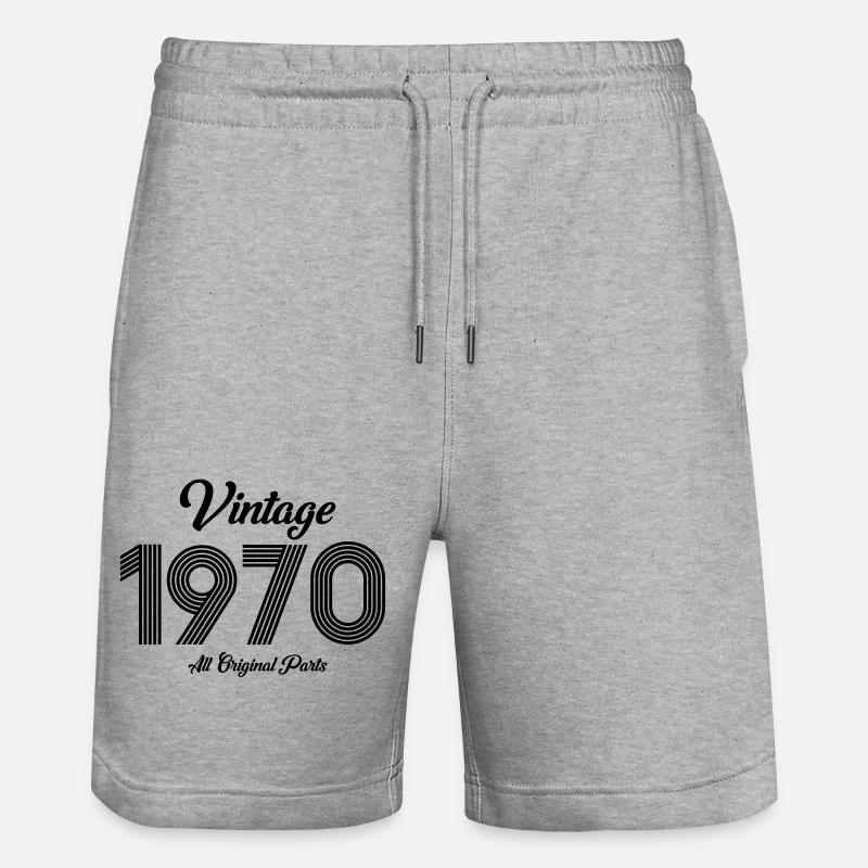 1970 - Short de jogging bio TRAINER Stanley/Stella unisexe - gris chiné