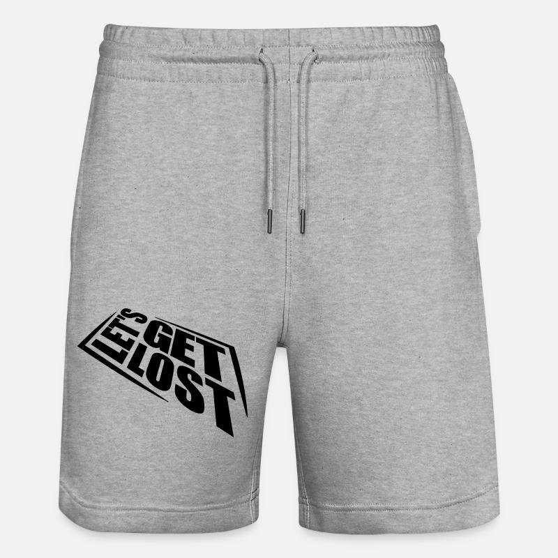 Perdons-nous - Short de jogging bio TRAINER Stanley/Stella unisexe - gris chiné