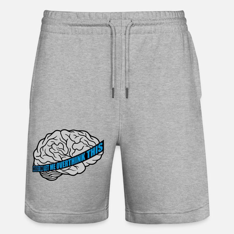 Permettez-moi d’exagérer - Short de jogging bio TRAINER Stanley/Stella unisexe - gris chiné