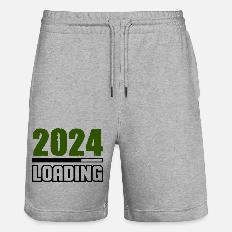 Loading 2024 - Stanley/Stella Unisex Bio Joggingshorts Trainer  - Grau meliert
