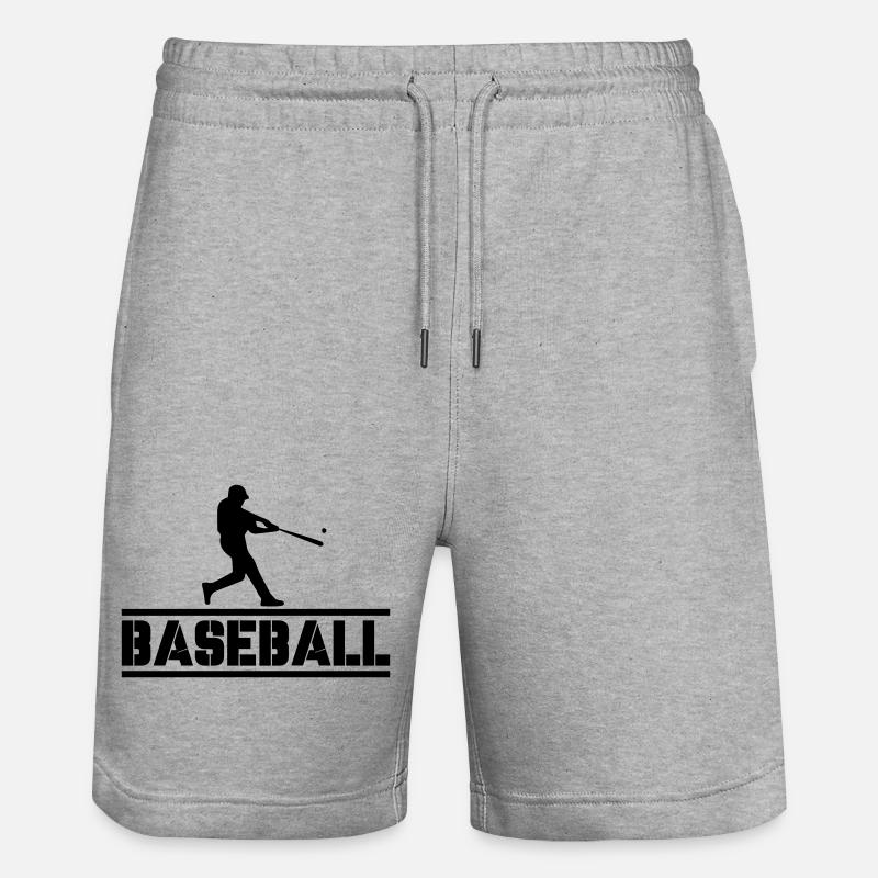 Baseball 01 - Short de jogging bio TRAINER Stanley/Stella unisexe - gris chiné