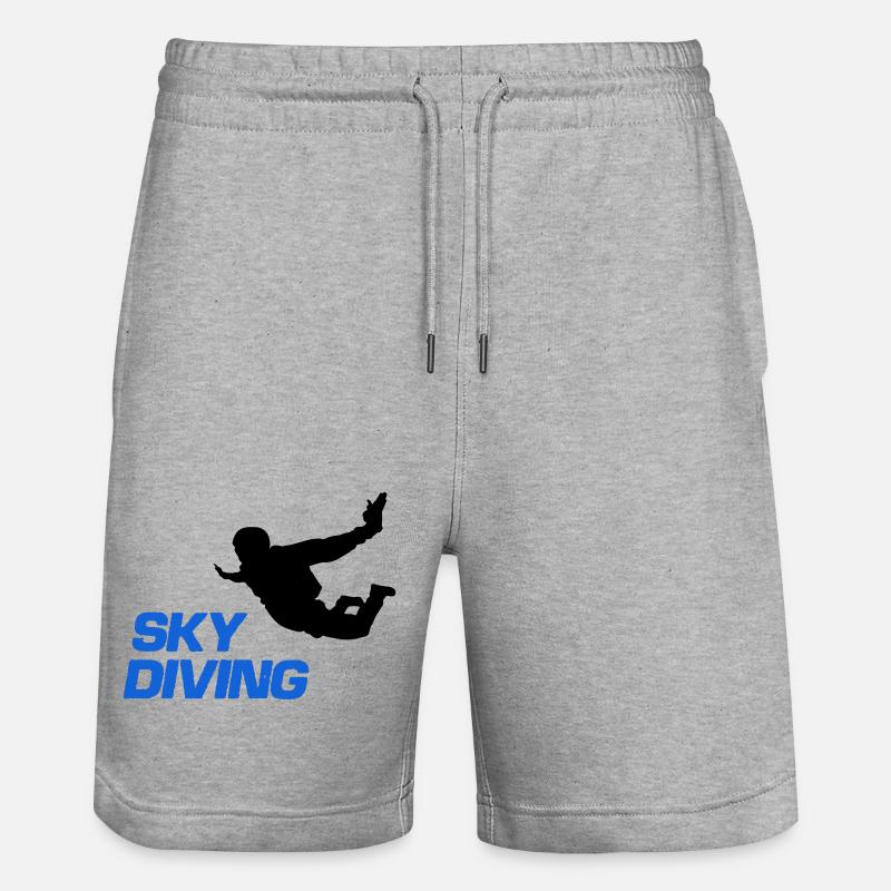 Parachutisme - Short de jogging bio TRAINER Stanley/Stella unisexe - gris chiné