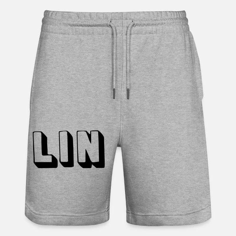 Nom - Lin - Short de jogging bio TRAINER Stanley/Stella unisexe - gris chiné
