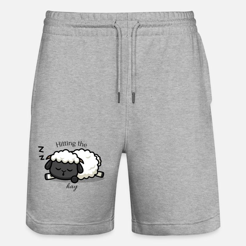 Frapper le foin - Short de jogging bio TRAINER Stanley/Stella unisexe - gris chiné