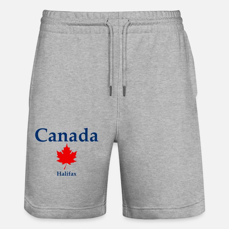 Halifax - Nouvelle-Écosse - Canada - Kanada - Short de jogging bio TRAINER Stanley/Stella unisexe - gris chiné