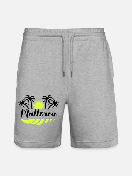 Majorca - Stanley/Stella Trainer Unisex Organic Jogging Shorts - heather grey