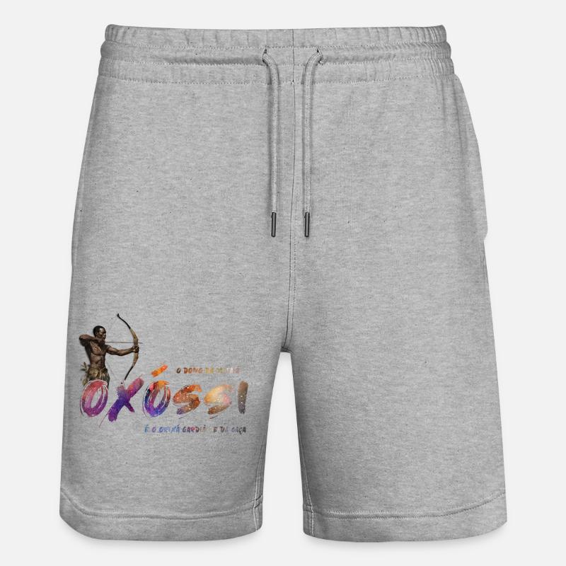 Oxóssi - Short de jogging bio TRAINER Stanley/Stella unisexe - gris chiné