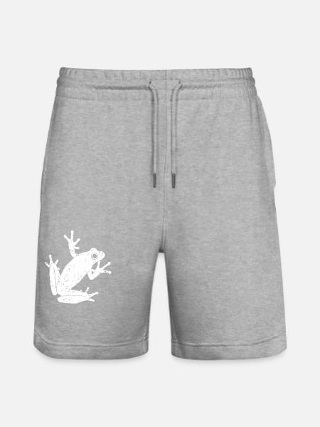 Frosch - Stanley/Stella Unisex Bio Joggingshorts Trainer - Grau meliert