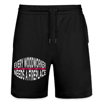cutter carpenter quotes tshirts - Stanley/Stella Unisex Bio Joggingshorts Trainer  - Schwarz - Vorne - Nik (191cm) & Marisol (170cm)