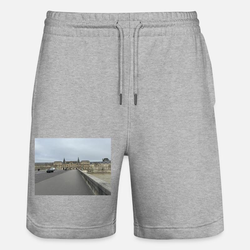IMG 0513 - Short de jogging bio TRAINER Stanley/Stella unisexe - gris chiné