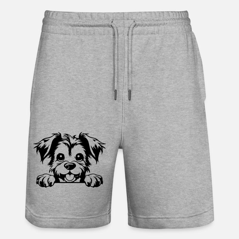 Terrier - Short de jogging bio TRAINER Stanley/Stella unisexe - gris chiné