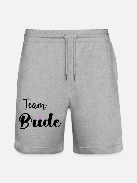 Mariée d’équipe - Short de jogging bio TRAINER Stanley/Stella unisexe - gris chiné