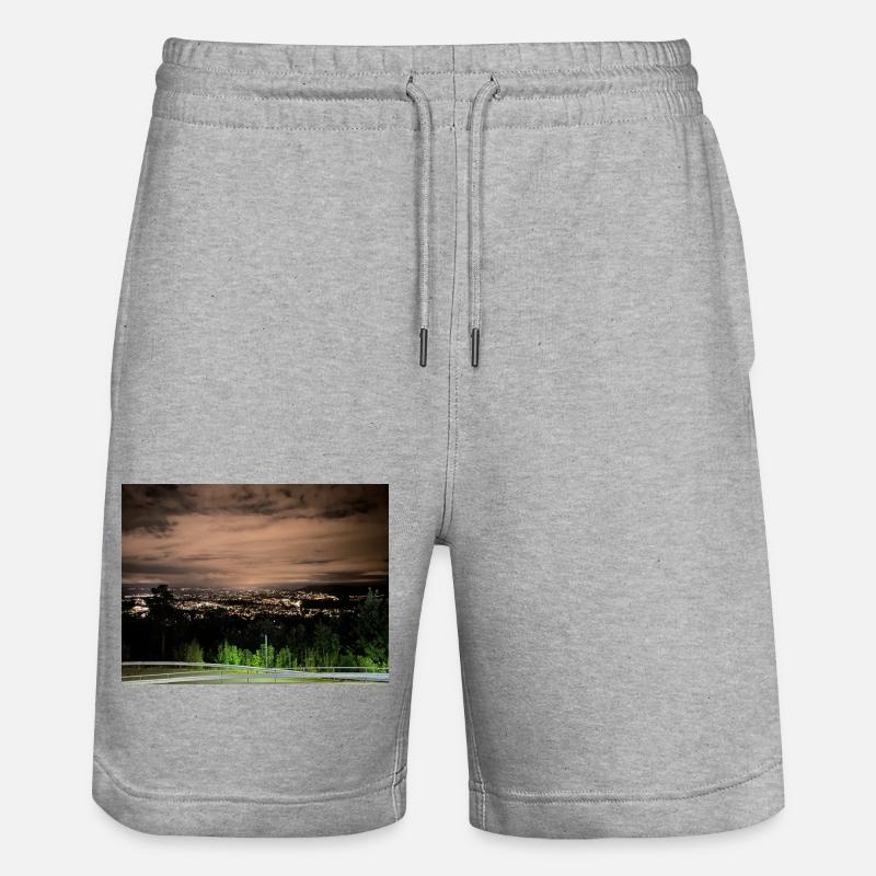 Oslo la nuit - Short de jogging bio TRAINER Stanley/Stella unisexe - gris chiné