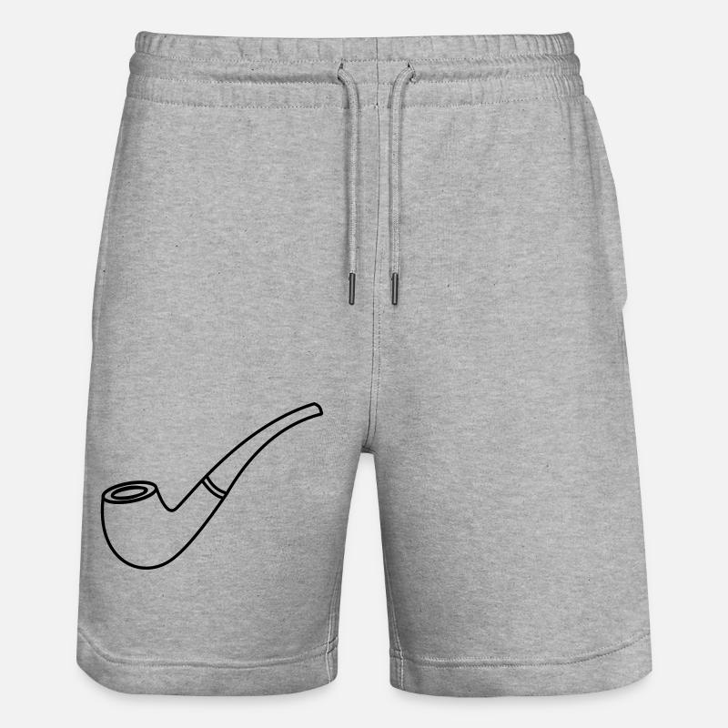 Pipe - Short de jogging bio TRAINER Stanley/Stella unisexe - gris chiné