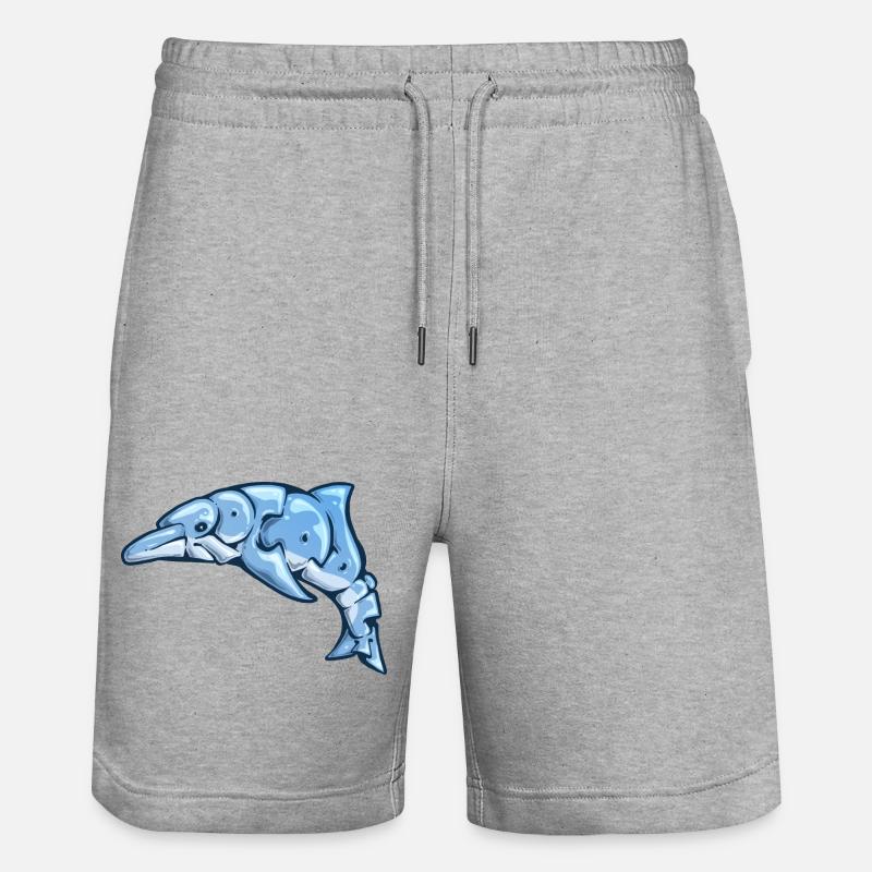 Graff Dauphin - Stanley/Stella Unisex Bio Joggingshorts Trainer  - Grau meliert