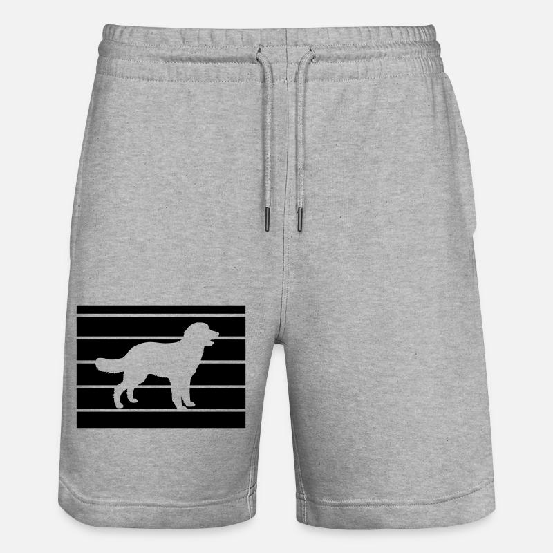 chien - Short de jogging bio TRAINER Stanley/Stella unisexe - gris chiné