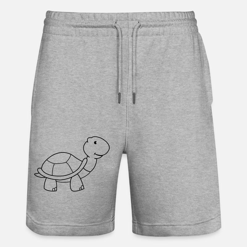 tortue - Short de jogging bio TRAINER Stanley/Stella unisexe - gris chiné