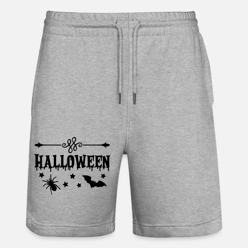 Halloween - Short de jogging bio TRAINER Stanley/Stella unisexe - gris chiné