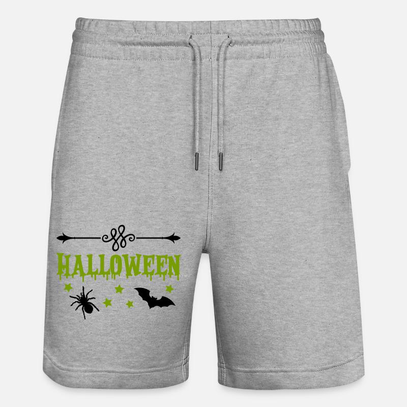 Halloween - Short de jogging bio TRAINER Stanley/Stella unisexe - gris chiné