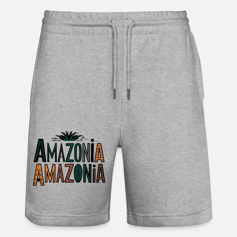 Amazonia - Short de jogging bio TRAINER Stanley/Stella unisexe - gris chiné