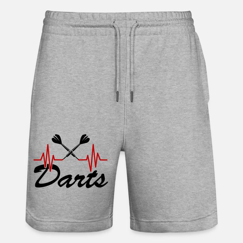 Fléchettes 01 - Short de jogging bio TRAINER Stanley/Stella unisexe - gris chiné